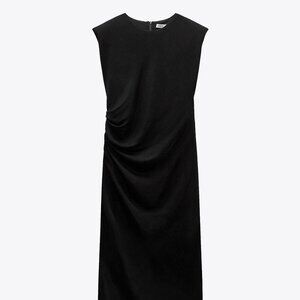 Zara Draped Midi Dress